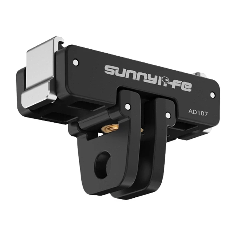 Sunnylife Reversible Mounting Adapter for DJI Osmo Action / GoPro / Insta360 – 1/4 Inch Screw