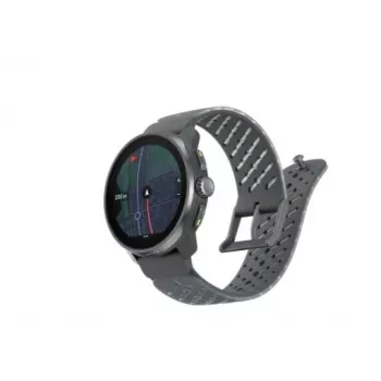 Suunto Race S Graphite GPS daugiasportinis laikrodis su 1.32 inch AMOLED jutikliniu ekranu, nerūdijančiu plienu, širdies ritmo matavimu, 100m atsparumu vandeniui