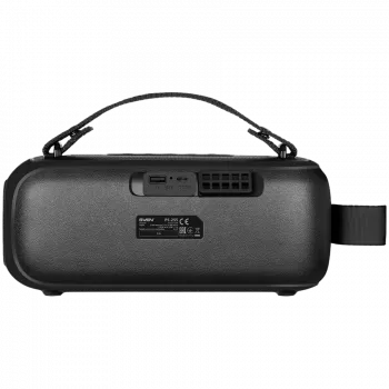 Nešiojamas garsiakalbis SVEN PS-255, juodas (12W, Bluetooth, FM, USB, karaokės mikrofonas, 3600 mAh)