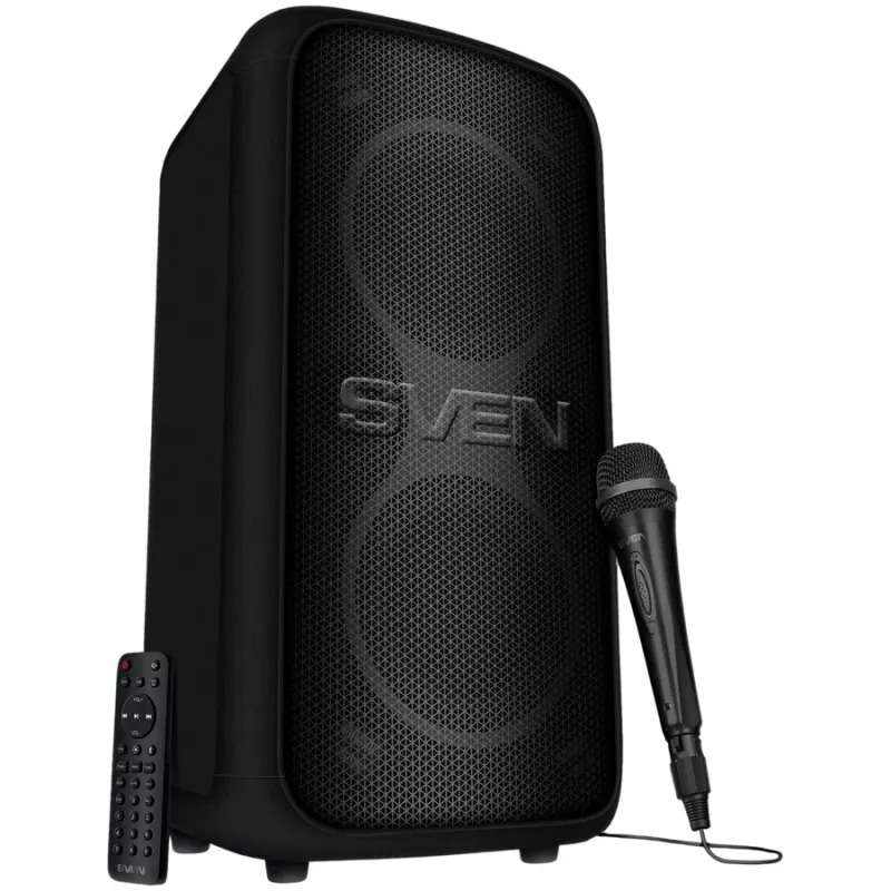 SVEN PS-960 2.0 nešiojamoji Bluetooth kolonėlė 160W TWS FM USB LED juoda