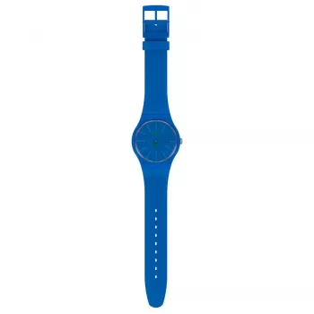 Swatch New Gent SO29N700 Vyriškas Mėlynas Biokeraminis Laikrodis 41mm