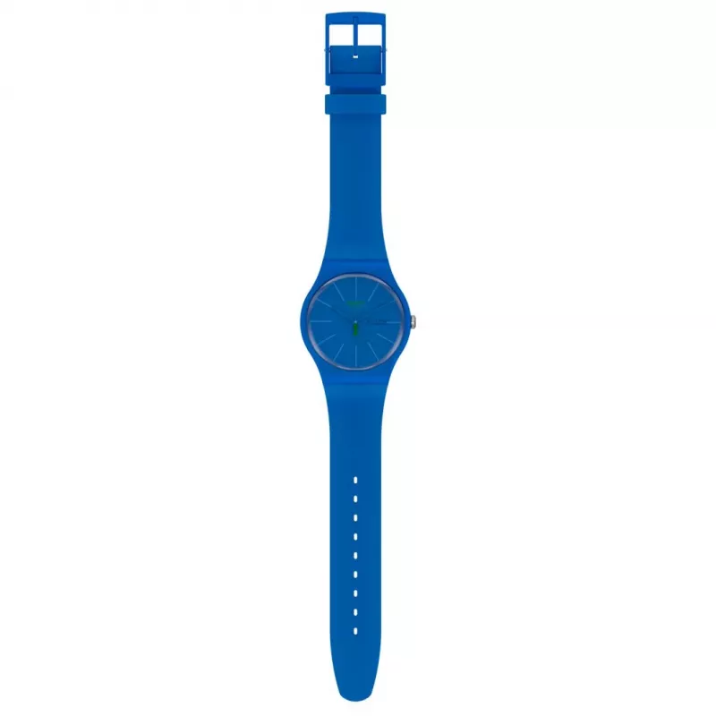 Swatch New Gent SO29N700 Vyriškas Mėlynas Biokeraminis Laikrodis 41mm