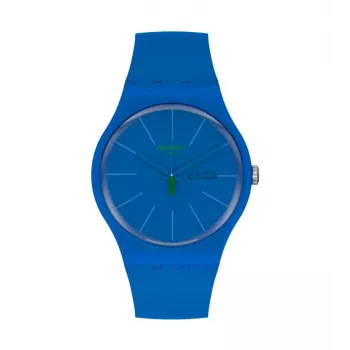 Swatch New Gent SO29N700 Vyriškas Mėlynas Biokeraminis Laikrodis 41mm