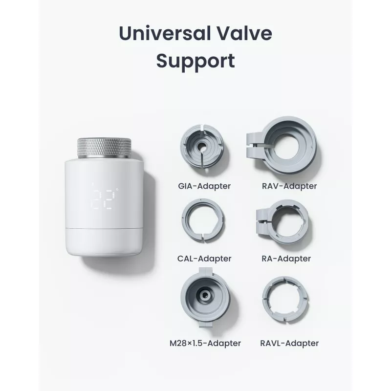 SwitchBot Thermostatic Head – išmanusis radiatoriaus termostatas