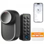 „SwitchBot Ultra Touch Bundle“ rinkinys juodas, spyna „Lock Ultra“ juoda, klaviatūra „Keypad Touch“, šliuzas „Hub Mini“