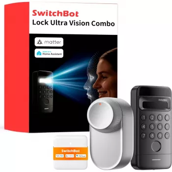 „SwitchBot Ultra Vision Bundle“ sidabrinis