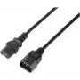Sygonix SY-5243894 IEC C13/C14 maitinimo prailginimo kabelis, 5 m, juodas