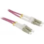 Synergy 21 15m OM4 LC-LC Duplex Fiber Optic Patch Cable, Violet