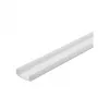 Synergy 21 LED U-profilio difuzoriaus gaubtas Opal, skirtas ALU068-R, ALU069-R, ALU070-R, 2000 mm, plastikas, užspaudžiamas