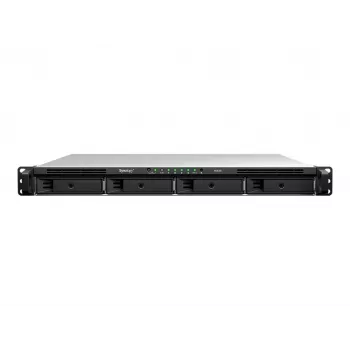 Synology RS826+ 1U stelažinis 4 diskų NAS, AMD Ryzen V1500B, 4GB DDR4 ECC, 4x 1GbE, be diskų