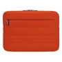 Targus Puffer Notebook Sleeve, skirtas 13–14 colių nešiojamiesiems kompiuteriams, rūdžių oranžinė
