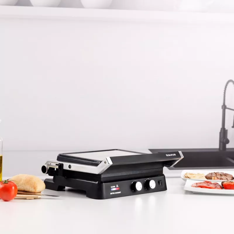 Taurus Bistro Gourmet 2600 W 2-in-1 kontaktinė grilio keptuvė