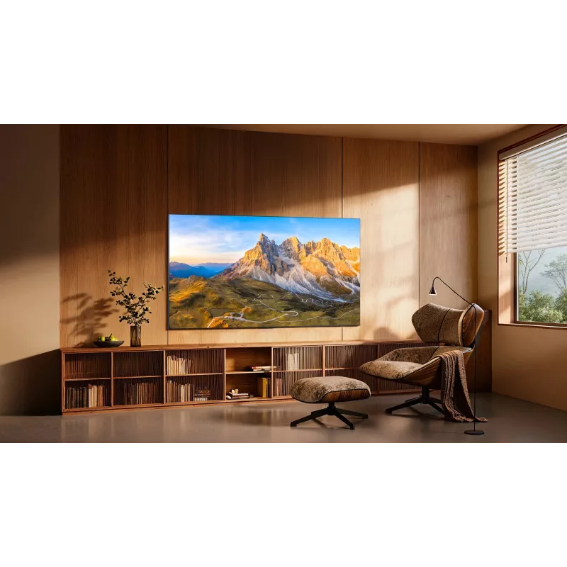 TCL 65C8L 65 colių 4K Ultra HD Mini LED QLED išmanusis televizorius su Google TV, Dolby Vision IQ, 144Hz VRR, Onkyo 2.1 garsu
