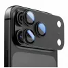 Tech-Protect Apple iPhone 15 Pro / 15 Pro Max fotoaparato objektyvo apsauga CamFull Fit, juoda