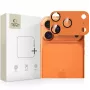 Tech-Protect CamFull Fit fotoaparato objektyvo apsauga, skirta Apple iPhone 17 Pro, kosminė oranžinė