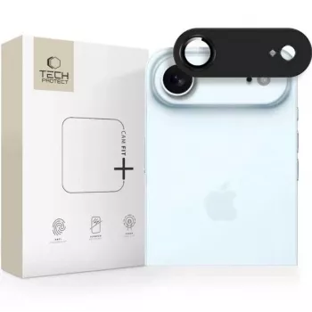 Tech-Protect CamFull Fit Camera Lens Protector, skirta Apple iPhone 14 Pro / 14 Pro Max – juoda