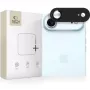 Tech-Protect CamFull Fit fotoaparato objektyvo apsauga, skirta Apple iPhone Air, juoda