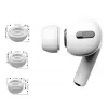 Tech-Protect Ausinių antgaliai, skirti AirPods Pro 1/2 - S/M/L - Balti (3 poros)