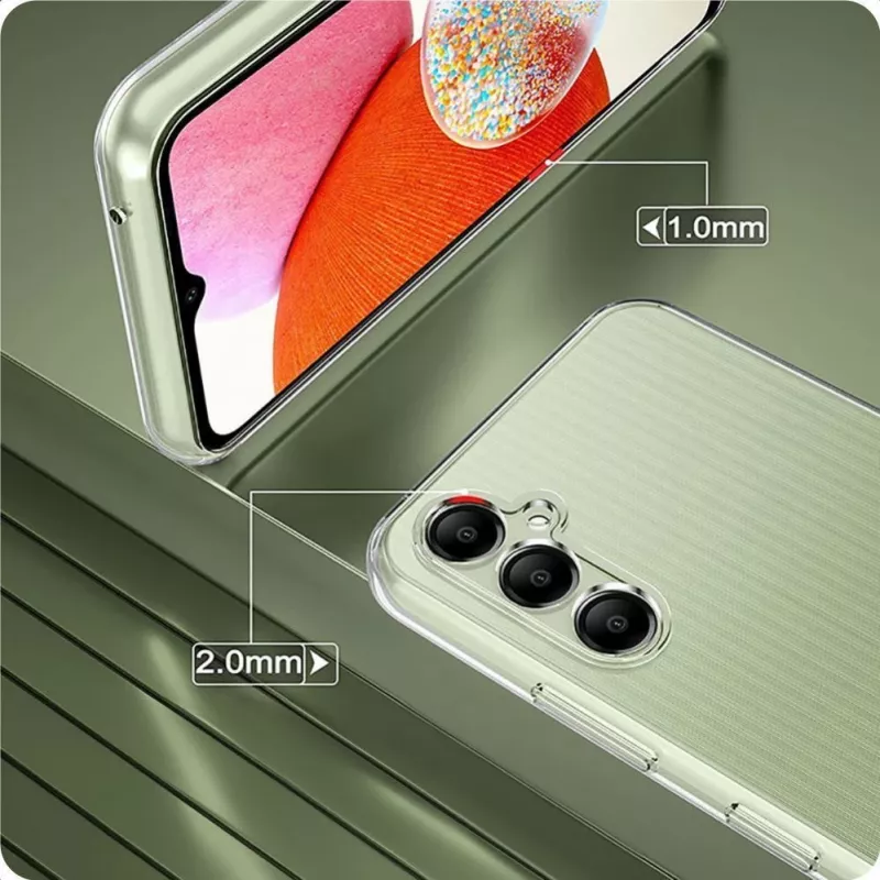 Tech-Protect FlexAir+ Dėklas, skirtas Samsung Galaxy A15 4G / 5G - Skaidrus