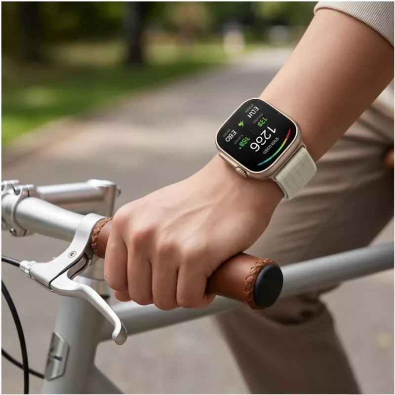 Tech-Protect nailono dirželis, skirtas Huawei Watch Fit 3 / 4 / 4 Pro / 5 / 5 Pro - baltas