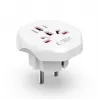 Tech-Protect Universal WL-09 Universalus kelioninis adapteris iš EU baltas