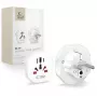Tech-Protect Universal WL-09 Universalus kelioninis adapteris iš EU baltas