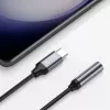 Tech-Protect USB-C į 3,5 mm mini lizdo garso adapteris (moterinis) - juoda