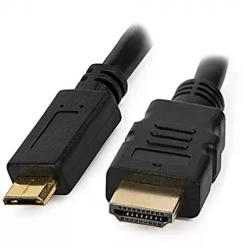 Techly HDMI laidas - HDMI vyriškas į Mini HDMI vyrišką 0,5 m juodas