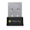 Techly I-WL-USB-600TY Mini WiFi USB adapteris, Dual Band MU-MIMO, 2dBi, 600Mbps, juodas