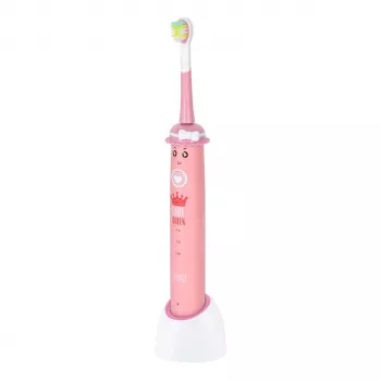 Teesa Sonic Junior Girl soninis dantų šepetėlis TSA8006 rožinis/baltas