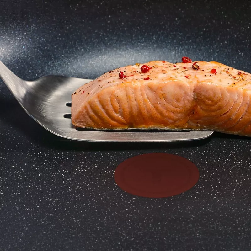 Tefal Expertise Plus 20 cm keptuvė su Titanium Excellence nepridegančia danga ir Thermo-Spot indikatoriumi