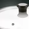 Tefal stiklinis dangtis Ø30cm – grūdinto stiklo dangtis su garų išleidimo anga, nerūdijančio plieno lanku, tinka plauti indaplovėje