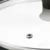 Tefal stiklinis dangtis Ø30cm – grūdinto stiklo dangtis su garų išleidimo anga, nerūdijančio plieno lanku, tinka plauti indaplovėje