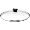 Tefal stiklinis dangtis Ø30cm – grūdinto stiklo dangtis su garų išleidimo anga, nerūdijančio plieno lanku, tinka plauti indaplovėje