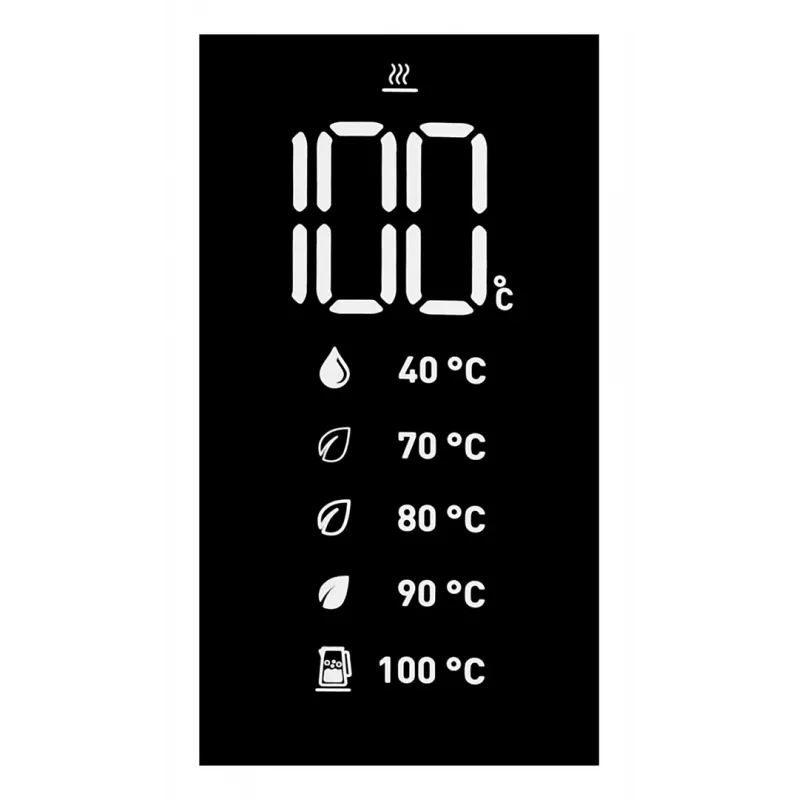 Tefal KO854830 1 L virdulys su temperatūros valdymu, juodas