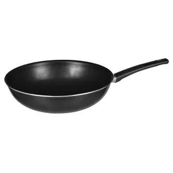 Tefal Simplicity 28 cm Wok Keptuvė B5821902 – Aliumininė su nelipnia danga ir Thermo-Spot indikatoriumi, tinka dujoms, elektrinei, keramikai, halogenui