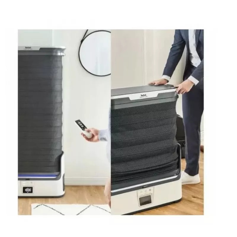 TEFAL YT4050E1 Automatinė garo spinta, 1800 W, 2 L bakas, 3 programos, jutiklinis ekranas, sulankstoma, balta