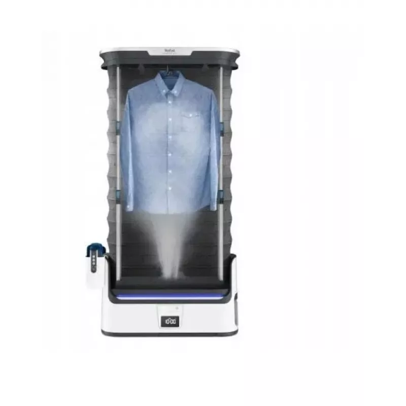 TEFAL YT4050E1 Automatinė garo spinta, 1800 W, 2 L bakas, 3 programos, jutiklinis ekranas, sulankstoma, balta