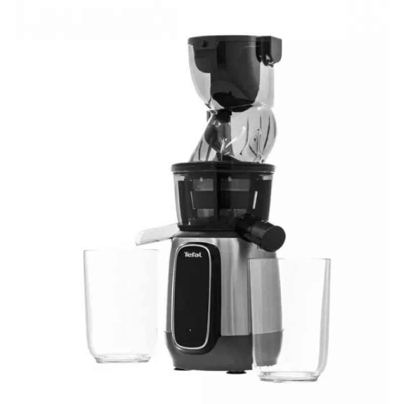 TEFAL ZC605D38 lėtas sulčiaspaudė 150W Cold Press 35 RPM sidabrinė/juoda