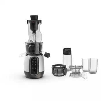 TEFAL ZC605D38 lėtas sulčiaspaudė 150W Cold Press 35 RPM sidabrinė/juoda