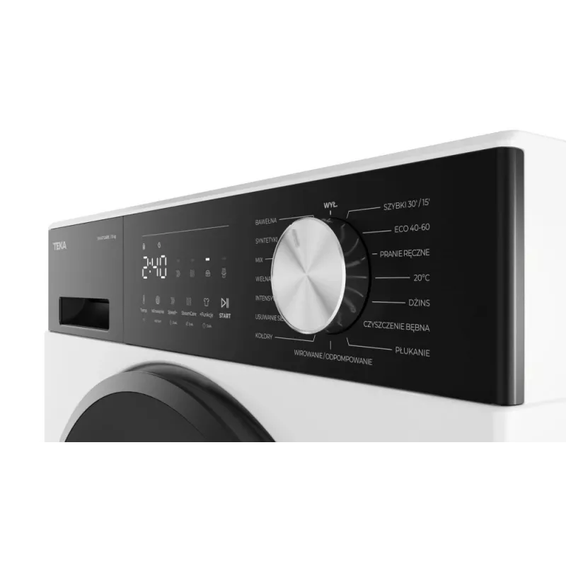 TEKA WM 20841 W PL Priekinio pakrovimo skalbyklė, 8 kg, 1200 aps/min, balta