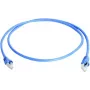 Telegärtner 100008172 CAT 5e F/UTP RJ45 tinklo kabelis, 0,5 m, mėlynas, atsparus liepsnai, su apsauga nuo perlenkimo
