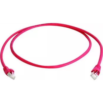 Telegärtner 100009358 CAT 5e F/UTP RJ45 tinklo kabelis, 25 m, raudonas, nedegus, su lanko apsauga