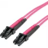 TELEGÄRTNER 10m LC to LC OM4 Duplex 50/125 daugiamodis šviesolaidinis pataisymo kabelis, violetinis LSZH 100011512