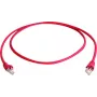 Telegärtner CAT 6A S/FTP kryžminis tinklo kabelis, RJ45, 1 m, raudonas, LSZH L00000A0120