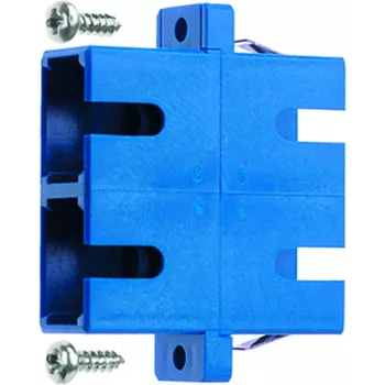 Telegärtner LWL Coupling 2xSC-Duplex, Multimode & Singlemode, montuojama į neužpildytus LWL pataisos skydelius, sieninius skirstytuvus – 1 vnt. (J08081A0006)