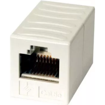 Telegärtner tinklo sujungimo modulis RJ45 moteriškas į moterišką Cat.6A ekranuotas, Alpine White J00029A0062