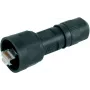 Telegärtner STX V1 RJ45 kištukų rinkinys, plastikinis, 1 variantas, tiesus, 8P8C, juodas, J80026A0009, 1 vnt.