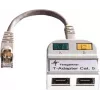 TELEGÄRTNER T-Adapter Cat5e į 100Base-T/ISDN RJ45 skirstytuvas (J00029A0013)