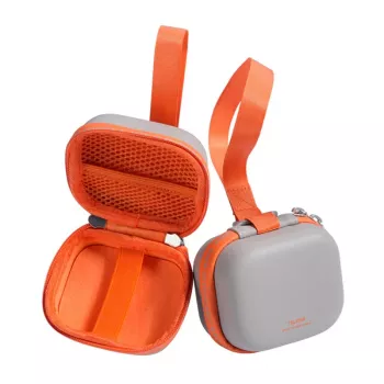 TELESIN DisAdv EVA Universal Mini Transport Bag for Sports Cameras (Gray-Orange)